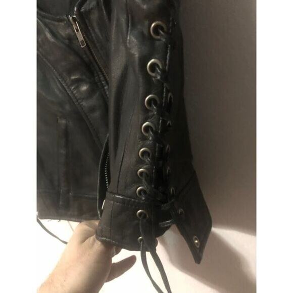 Leather bike vest women's‎ sizes m - Picture 5 of 13